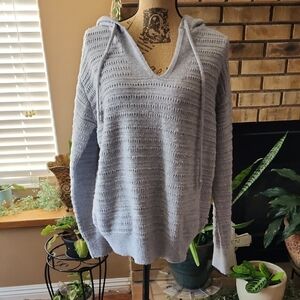 St. John's Bay Light Gray V-Neck Sweater